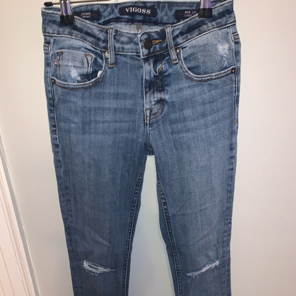 Vigos ripped skinny jeans